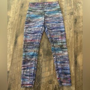 LULULEMON Pattern Leggings High Rise MultiColor 25”